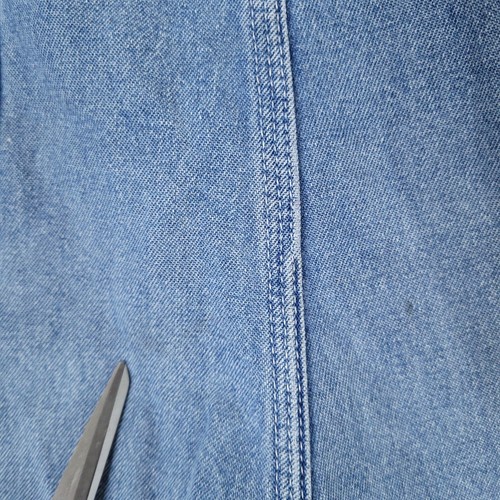Pantalones de trabajo de carpintero de mezclilla para hombre Carhartt tiro alto ajuste regular talla real 38 - Imagen 10 de 14