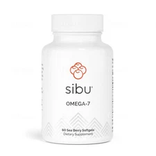 SIBU Omega 7 Sea Buckthorn Oil Soft gels, 60 ct NEW LOOK!