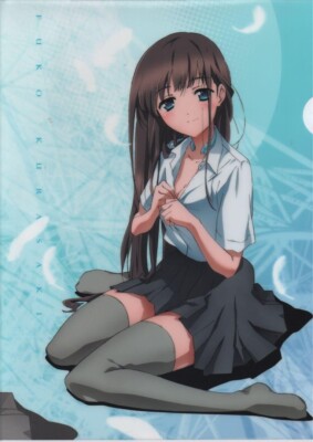Japanese anime Accel World clear file size A4 Fuko Kurasaki 01 | eBay