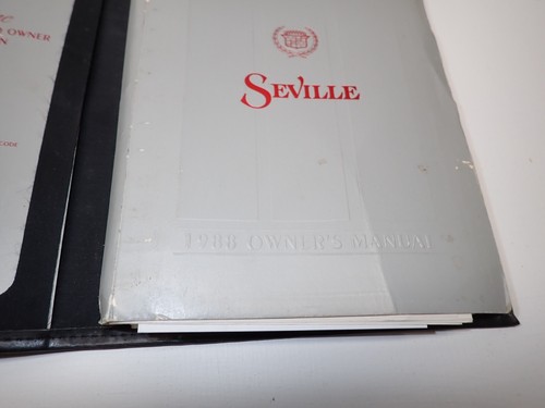 Vintage 1988 Cadillac Seville Owners Manual & Warranty Assistance Information - Picture 3 of 15