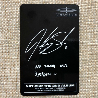 nct サイン ジョンウ nct127 neo zone NCT 127 JOHNNY T Ver [NEO ZONE] Official Photocard, 2nd