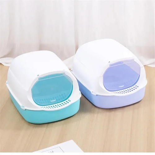 Cat Litter Box Automatic Self Cleaning Anti-splashing Semi-closed Cats Toilet - Picture 5 of 30