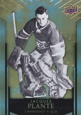 2023 UD TIM HORTONS LEGENDS...JACQUES PLANTE...CARD # 3...CANADIENS
