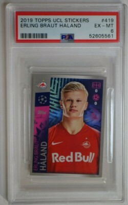 2019/20 Topps UEFA Champions League Sticker Erling Haaland #419
