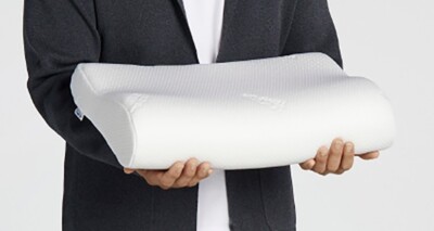 TEMPUR Millennium Neck Pillow Genuine Memory Foam White Large Size