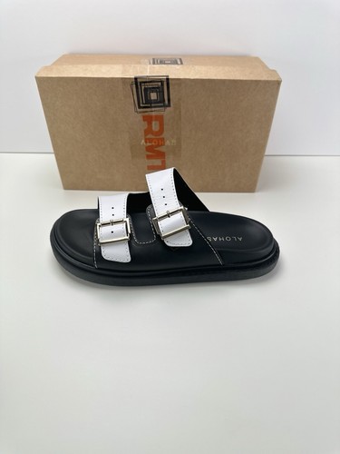 Alohas Buckle-Strap Sandals White/ Black Uk 6.5/Eu 40 - 第 2/8 張圖片