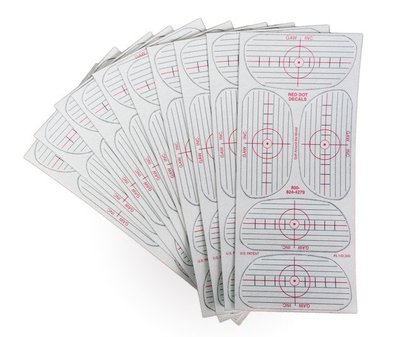 Red Dot Impact Decals [50 Decals in einem Pack]        vom PGA Pro