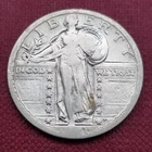 1921 Standing Liberty Quarter 25c Mid Grade cleaned #47219