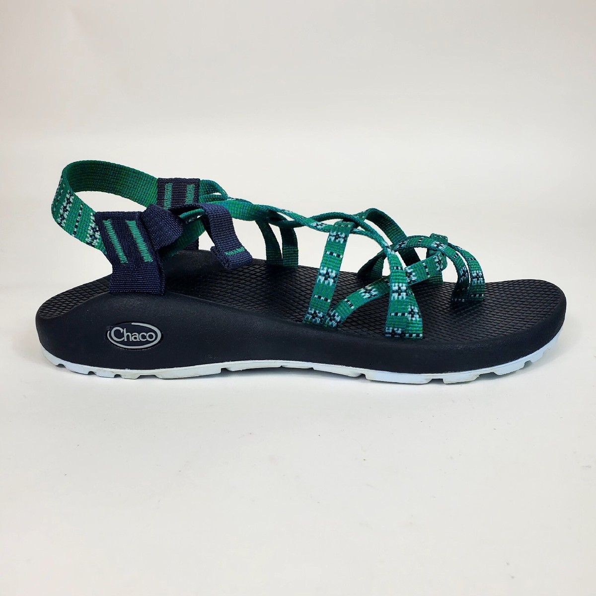 Chaco Zx2 Classic Eclipse Green Women's Size 11 J106112 EUC