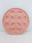 FIESTA 11.1" EGG TRAY PLATE PLATTER peony pink NEW