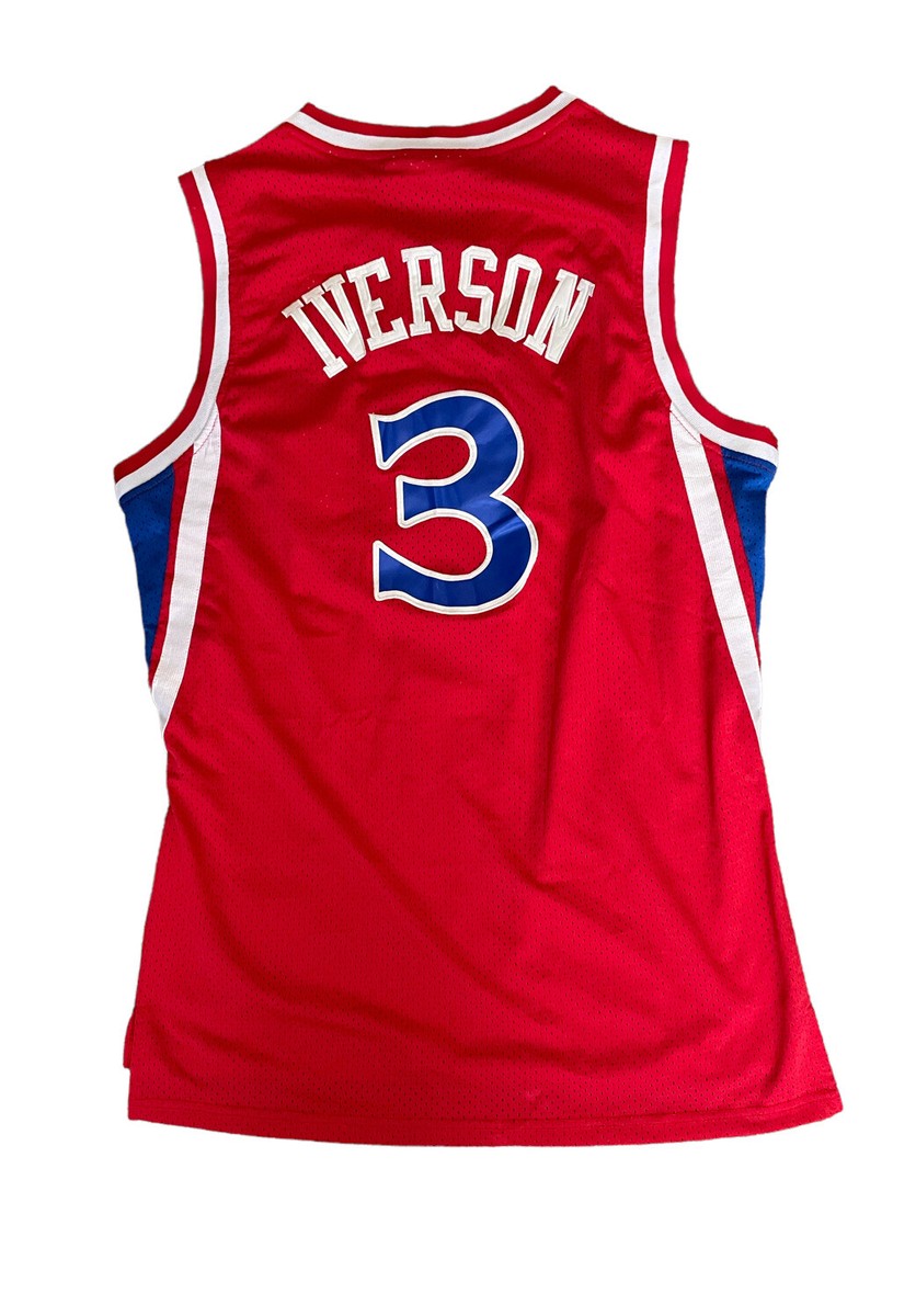 Mitchell & Ness Philadelphia 76ers Allen Iverson Red Rookie Jersey