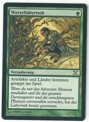 TOP  Wurzellabyrinth / Root Maze  - 10th EDITION -  deutsch  (exc -)  ** Rare **