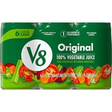 Original 100 Vegetable Juice 5.5 Fl Oz Can 6 Pack