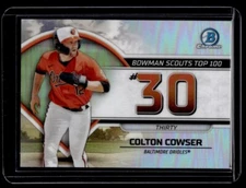 2023 Bowman Scouts’ Top 100 Colton Cowser Baltimore Orioles #BTP-30