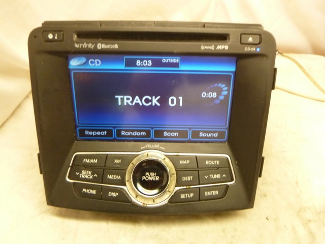 2011 Sonata Hyundai Navigation GPS Screen Radio CD SAT Mp3 Infinity