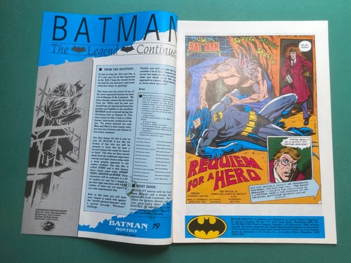 Batman Monthly UK #1-56 Pick your Issues! (DC London Editions '88-91) + Specials - Imagen 109 de 231
