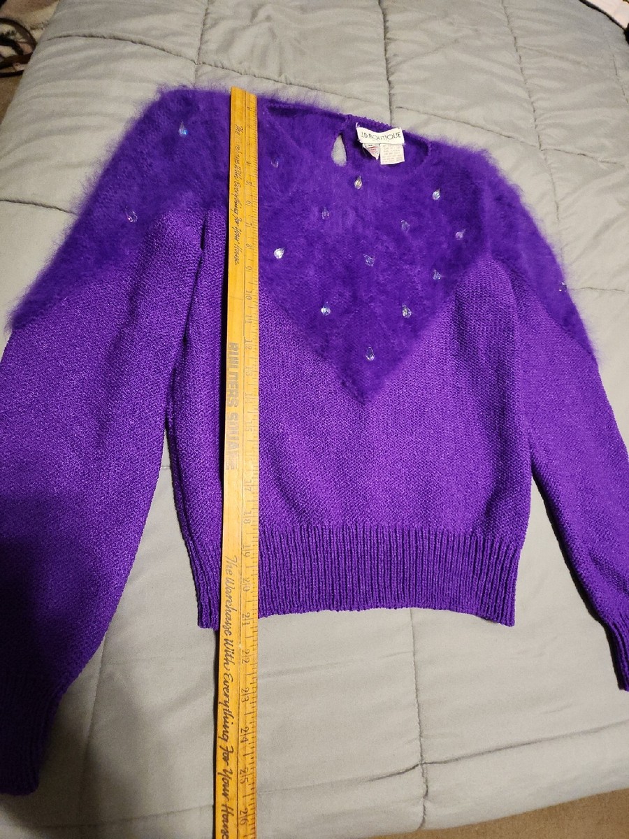 Vintage J.D. Boutique New York Women's Sz M Crystal Beaded