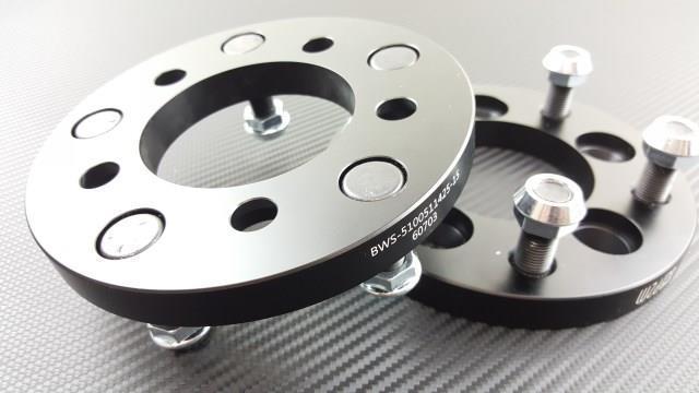 P2M BOLT ON WHEEL SPACER ADAPTER - 25MM - 4X114.3 - M12X1.25 - 66.1MM HB PHASE 2