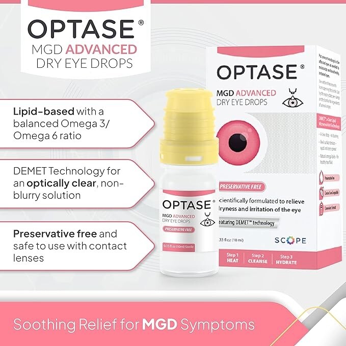Preservative Free Eye Drops for Dry Eyes and MGD Expiration date 10/