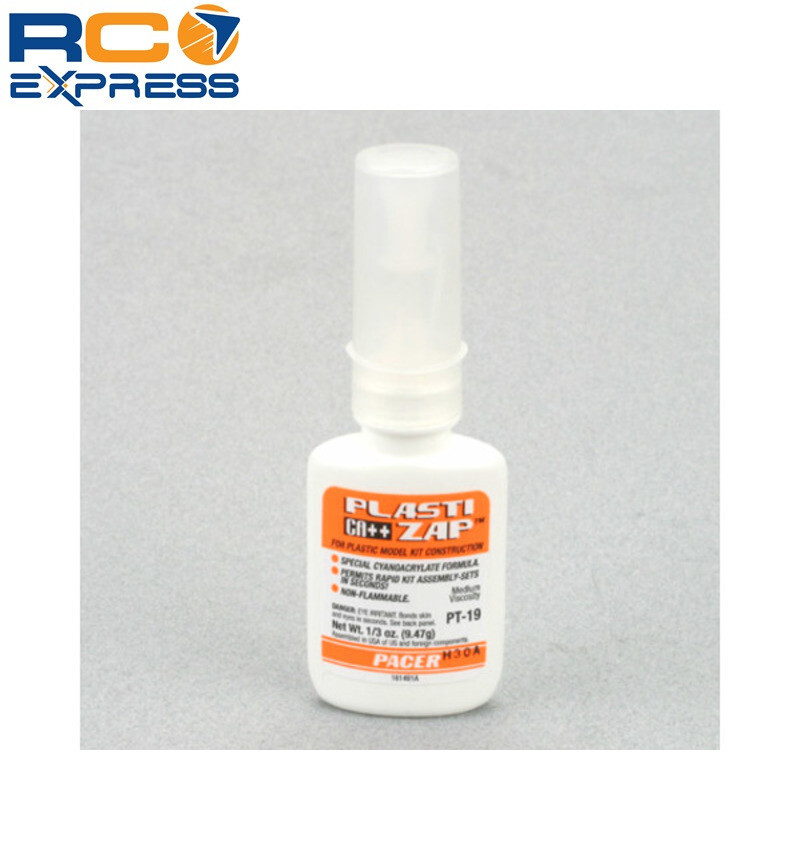 Pacer Technology Zap ZAP Plasti Zap CA++ Glue 1/3 oz PAAPT19 | eBay