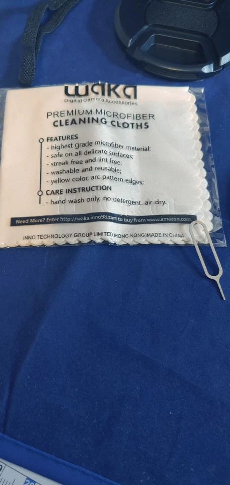 Waka Unique Design Lens Cap Bundle, 2 Pcs 55 mm Center Pinch Lens Cap - (11915-6 - Image 3 of 3