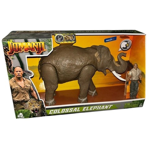 Jumanji Colossal Elephant "Trample & Tusk" with Dr. Bravestone Figure