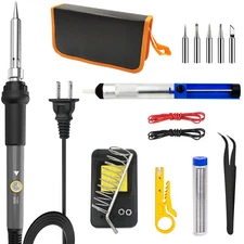 Soldering Iron Kit Electric Welding Tools Solder Gun Wire Desoldering Pump Tools