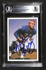 Yale Lary Detroit Lions 1981 TCMA Greats #20 Signed Card BECKETT Yale Lary Detroit Lions 1981 TCMA Greats #20 Signed Card BECKETT