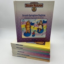 Lot Of 11 Teddy Ruxpin Books by Worlds Of Wonder NO TAPES Vintage 1985