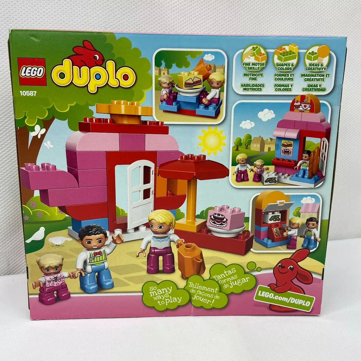 NEW SEALED Retired LEGO Duplo 10587 LE CAF 52 Piece Toy Set