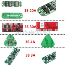 3S 4/5/20/30A Li-ion Lithium Battery 18650 Charger PCB BMS Cell Protection Board