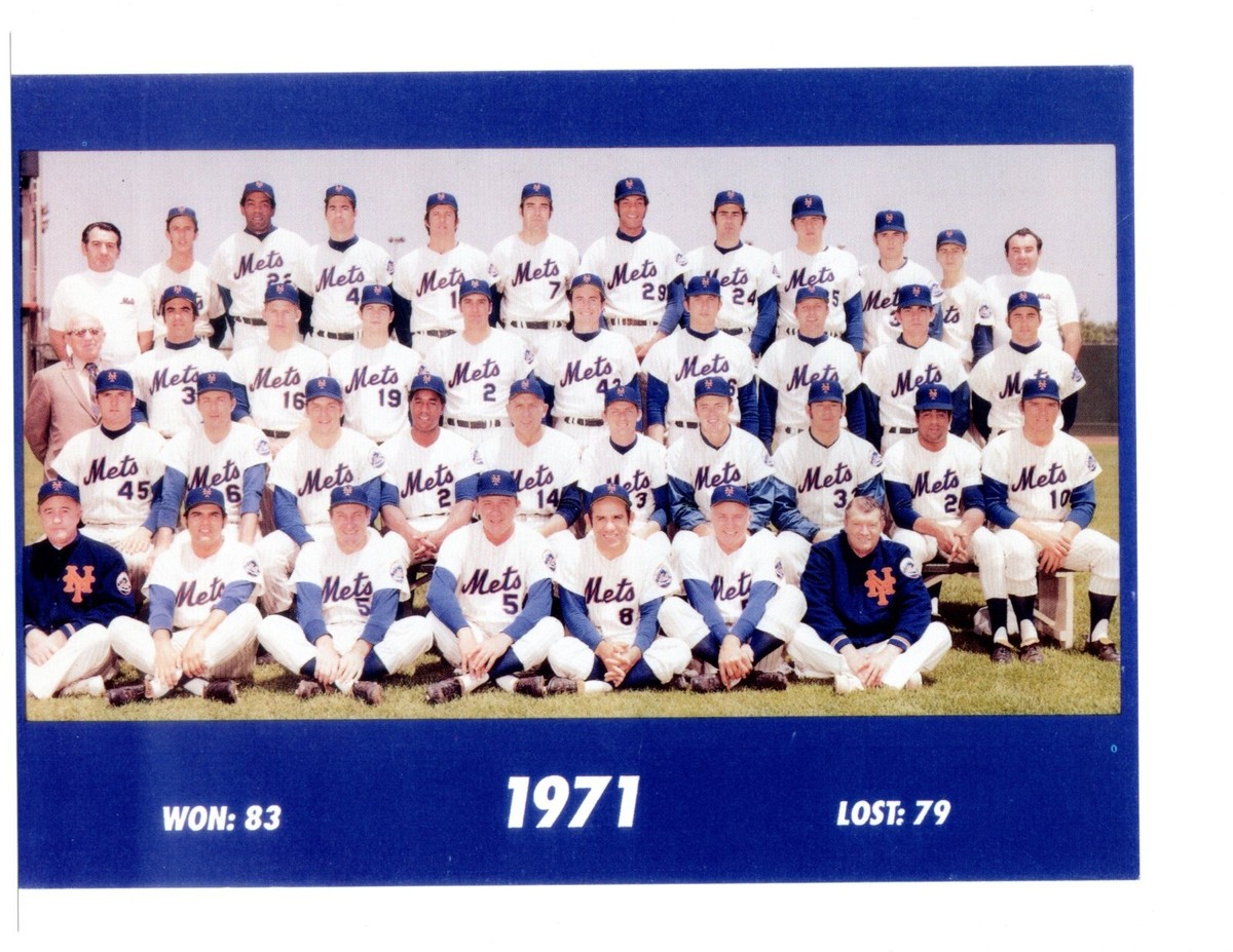 ヤンキース　集合写真 1971 NEW YORK METS 8X10 TEAM PHOTO REPRINT BASEBALL SHEA | eBay