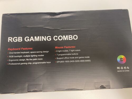RedThunder RGB Keyboard and Mouse Gaming Combo - Bild 3 von 11