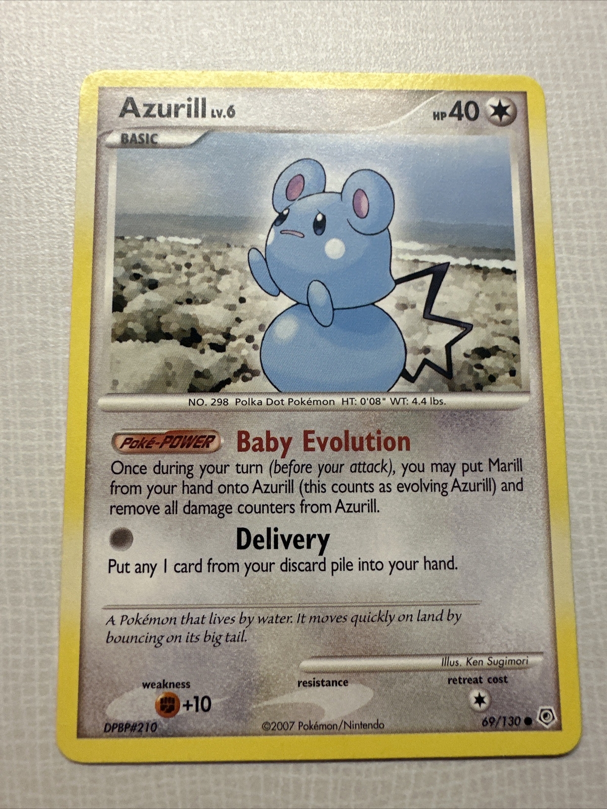 Pokemon Card Azurill Lv.6