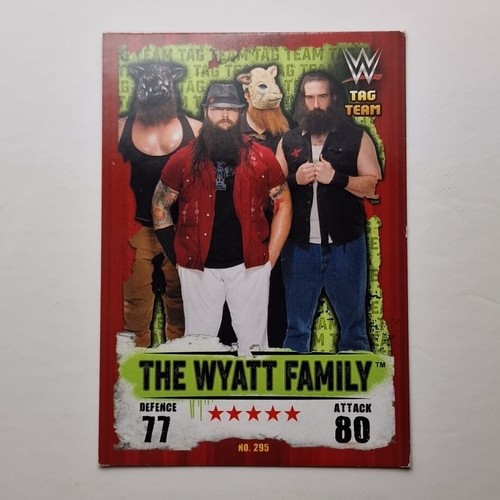 Topps WWE Slam Attax Takeover Card 2016 The Wyatt Family #295 Tag Team (2) - Afbeelding 2 van 7