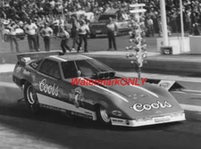 Tom "Mongoose" McEwen 1987 "Coors" Corvette NITRO Funny Car PHOTO! #(65)