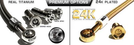 Rear brake line kit custom for 1995 1997 Kawasaki ZX6R