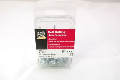 #ad Hex Washer Head Drilling Screw The Project Center 41552 10 16 x 1 Inch $11.02