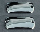 Honda Valkyrie Goldwing Gold Wing Gl 1500 Vtx1800 Vtx 1800 Chrome Reservoir Caps (For: Honda)