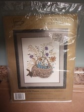 Something Special Counted Cross Stitch Kit Basket Of Wild Flowers 50568