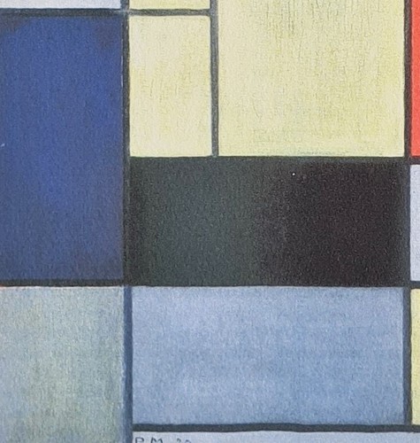 PIET MONDRIAN * Composition No.1 *50 x 40 cm*signed lithograph*limited # 86/200 - Bild 4 von 7