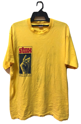 VINTAGE 90s STAX RECORDS SOUL FUNK BLUES JAZZ PROMO T-SHIRT HIP 