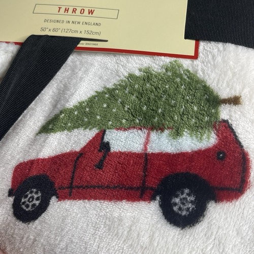 Berkshire Bettwäsche Weihnachten Urlaub Winter Überwurf Decke - NEU - LKW Auto Baum - Bild 4 von 6
