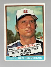 1976 Topps #464T Ken Henderson Traded VG/Ex