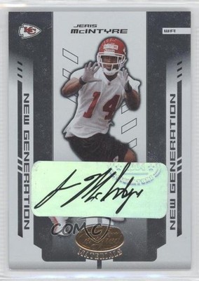 2004 Leaf Certified Materials New Generation /1000 Jeris McIntyre #176 Auto 0c2