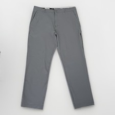 Hurley Mens Pants 38x32 Gray Performance Golf Business Casual Inseam 31 inches
