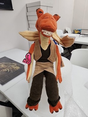 おもちゃ STARWARS EPSODE1 JARJARBINKS Vintage Star Wars Episode 1 JAR JAR BINKS, by Applause Plush W