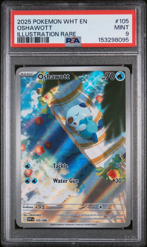 Oshawott graded PSA 9 for sale on eBay