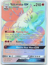 Volcarona GX (Secret) Rainbow Rare SM - Cosmic Eclipse SM12 Fire Holo 252/236 20 on eBay
