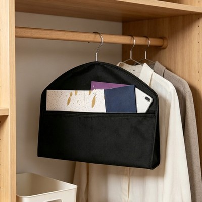 Travel Friendly Hanger Bag Diversion Safe With Pockets for Home or Travel